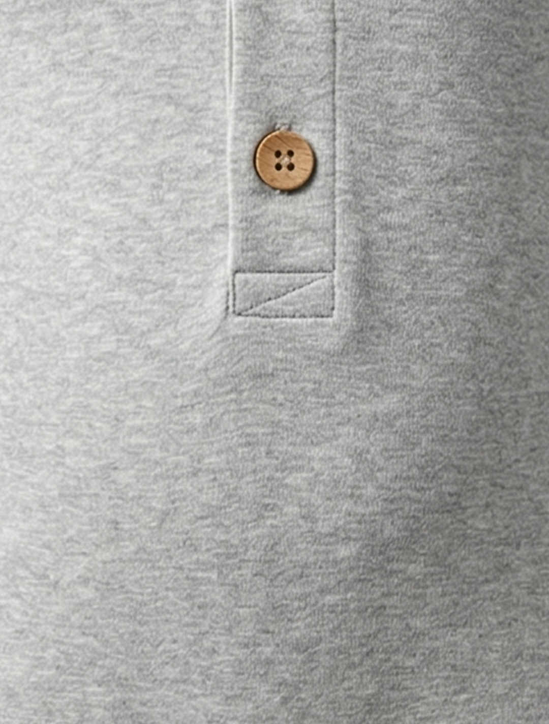 GREY PLAIN BUTTON ROMPER