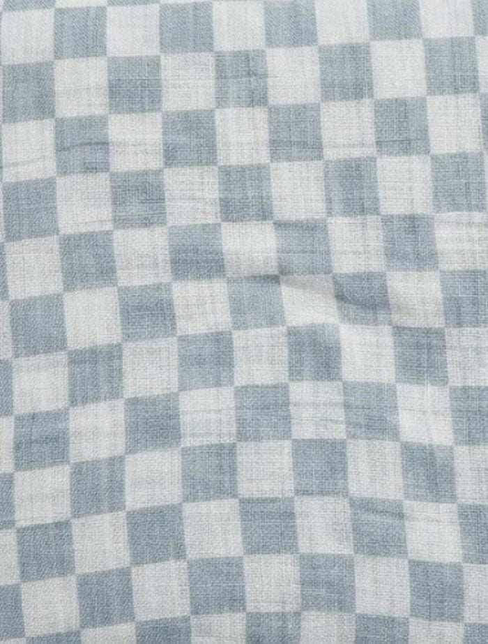 BEIGE ORGANIC COTTON MUSLIN CLOTH SWADDLE