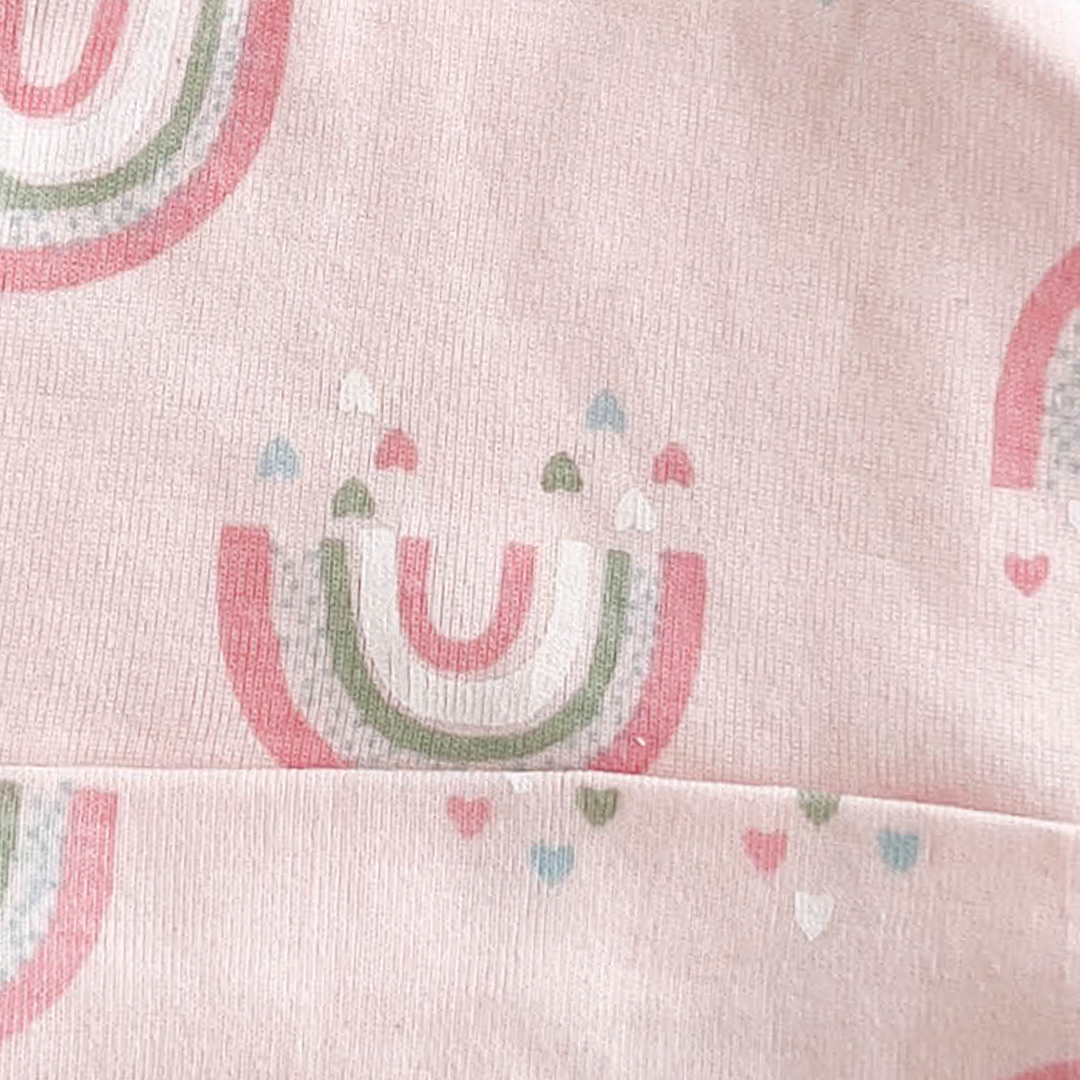 PINK RAINBOW PRINTED CAP