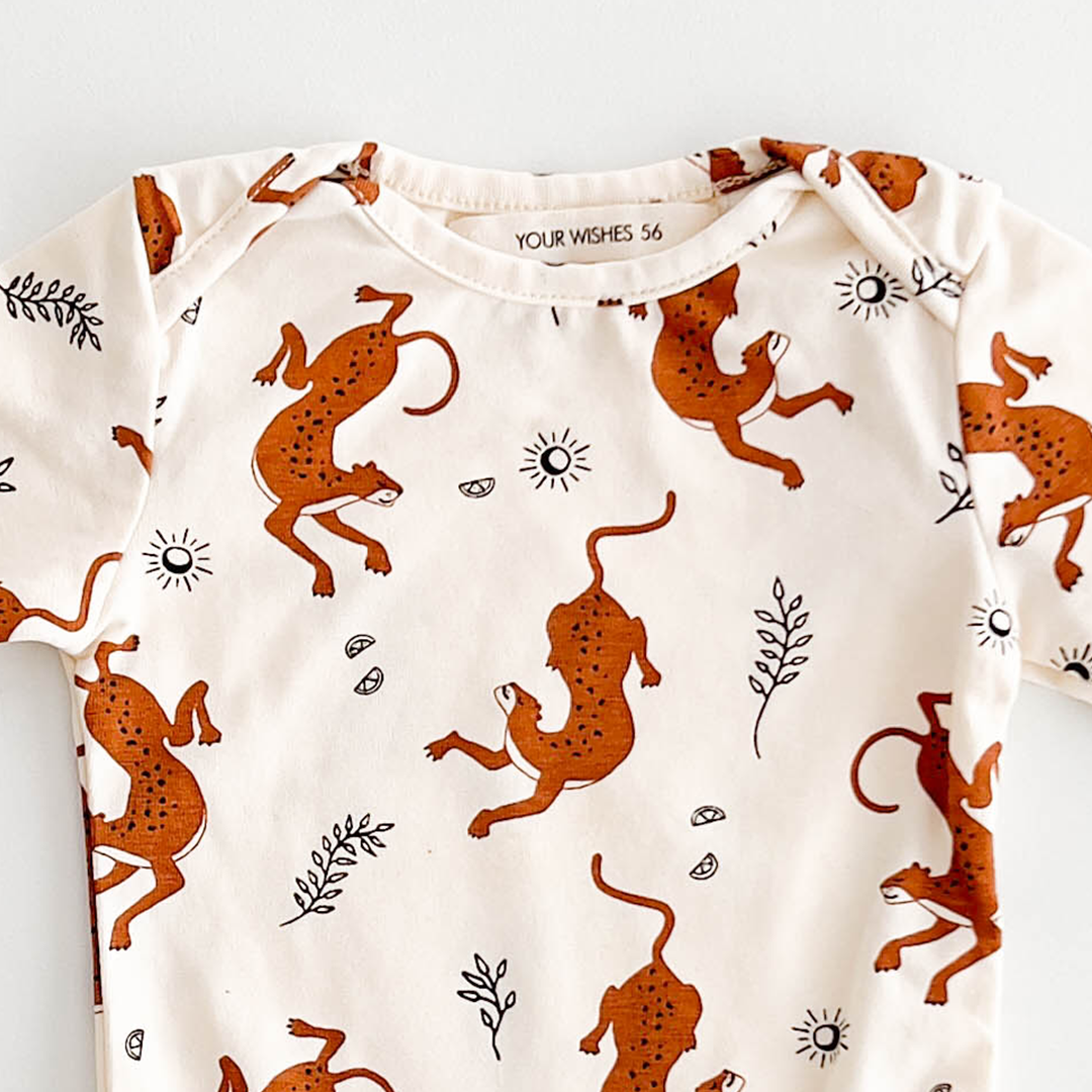 OFF WHITE PRINTED ONESIE