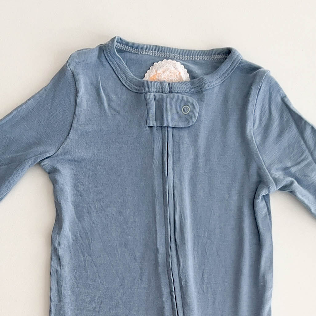 COOL BLUE PLAIN SLEEPSUIT