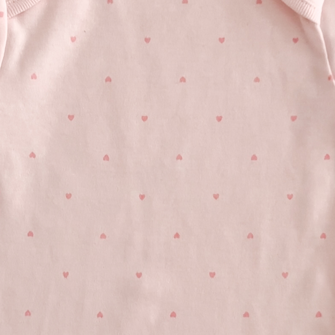 PINK LOVE PRINT ONESIE