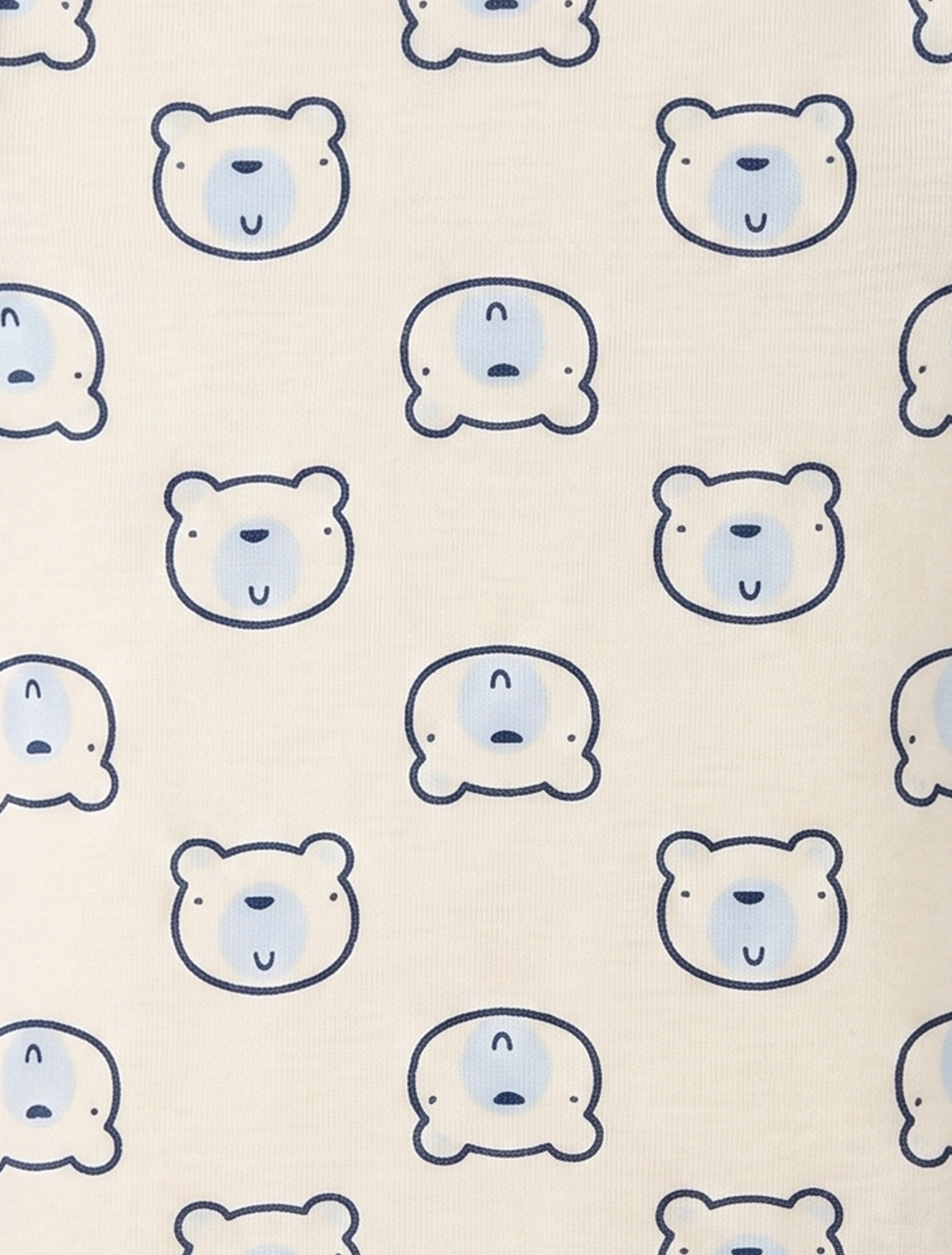 OFF WHITE BEAR PRINTED ONESIE