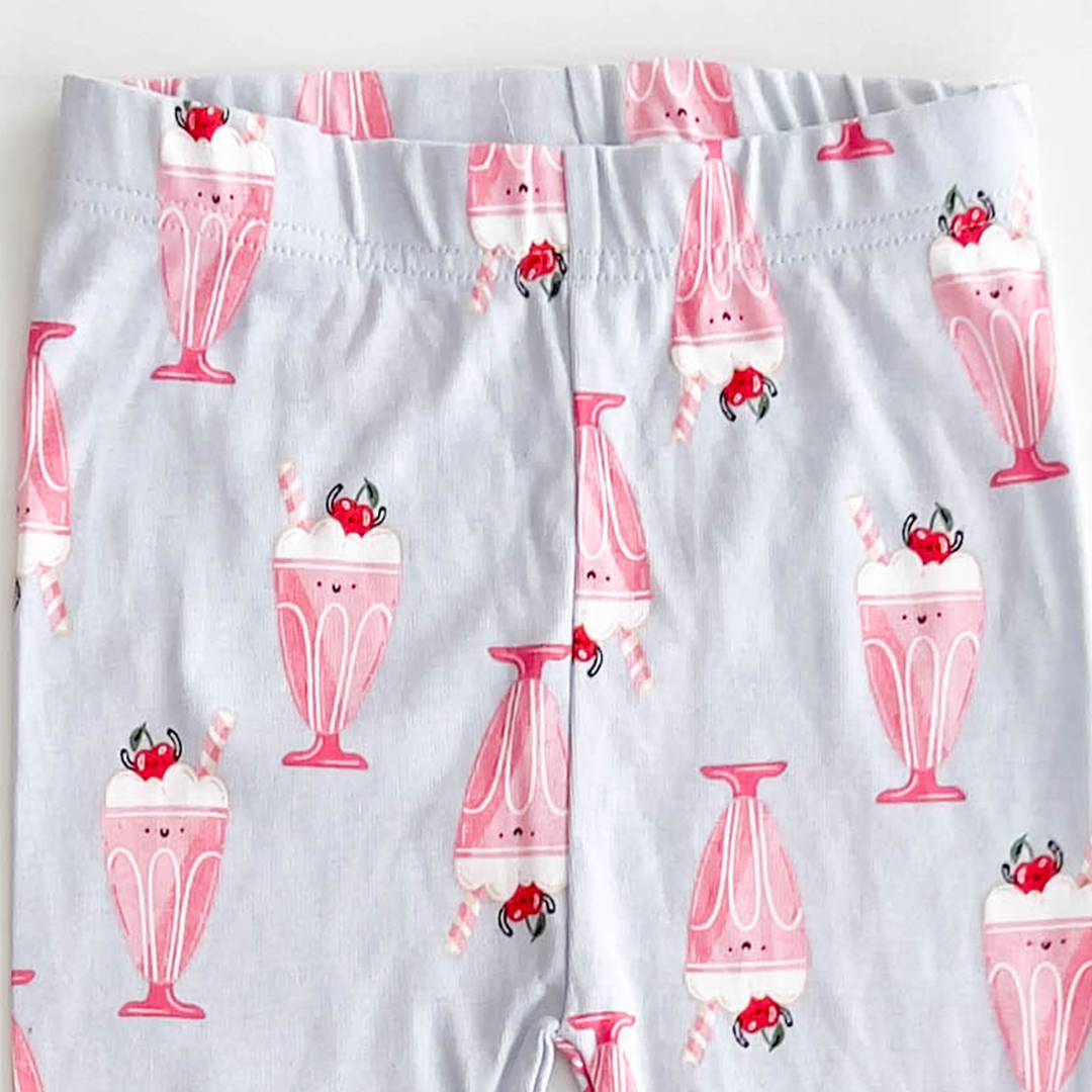BLUE ICE CREAM PRINT PANT