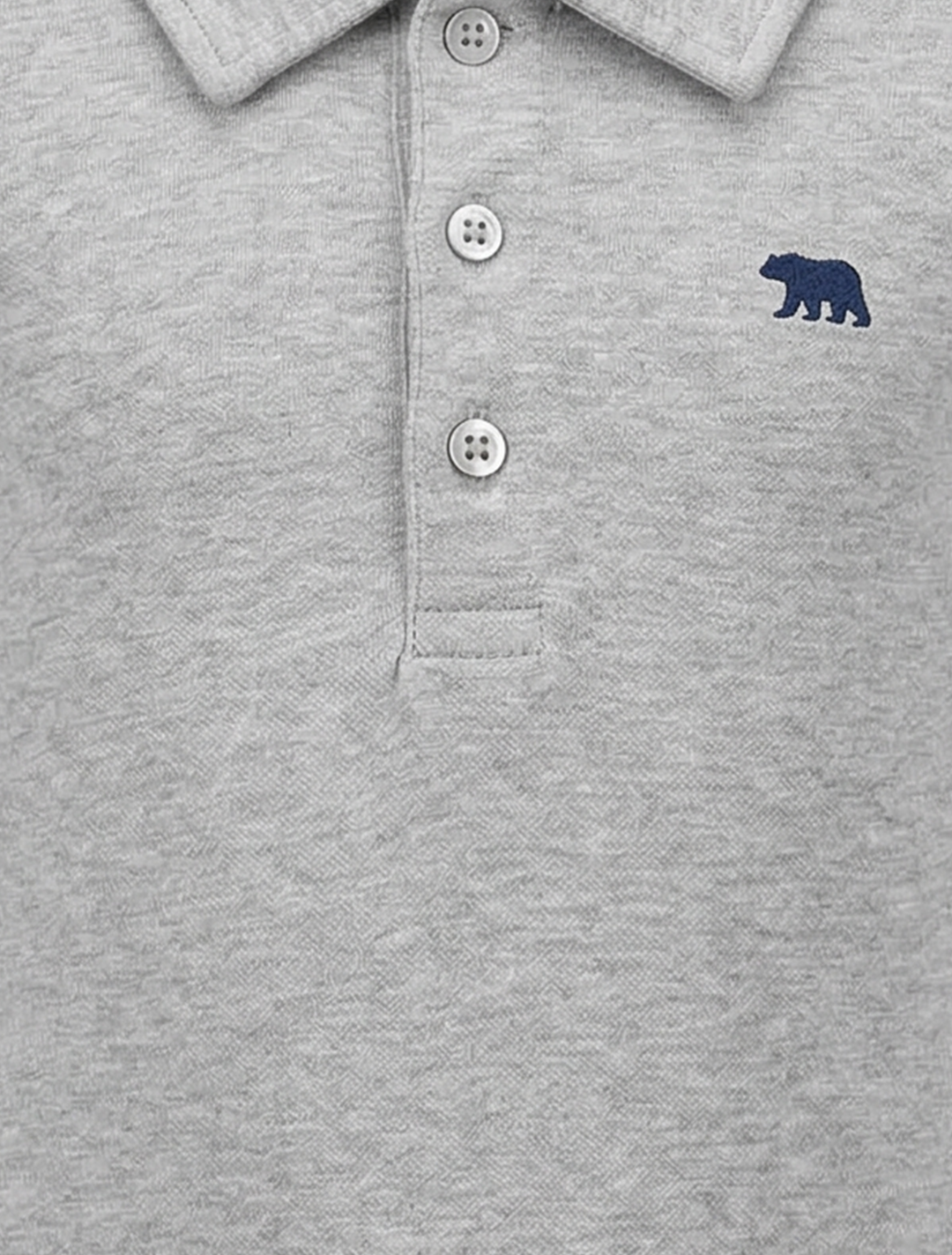 GREY COLLAR BOYS ONESIE