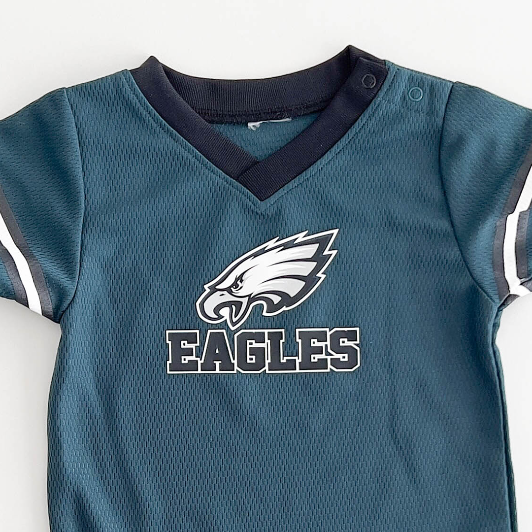 BLUE GREEN JERSEY MODEL ONESIE