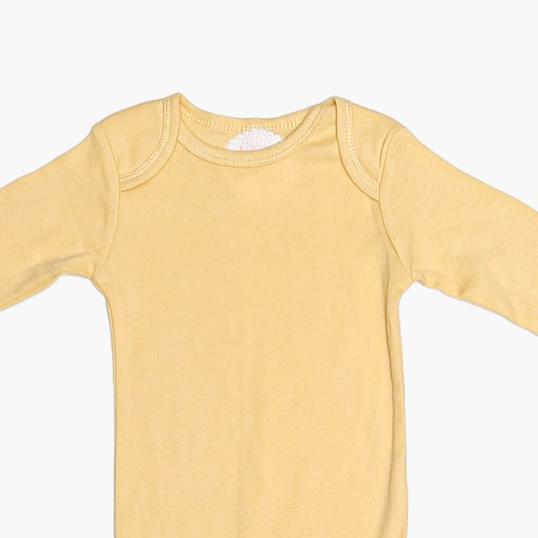 YELLOW PLAIN FULLSLEEVE ONESIE