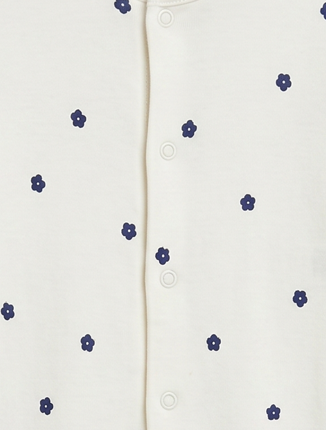 WHITE FLORAL PRINTED SROMPER