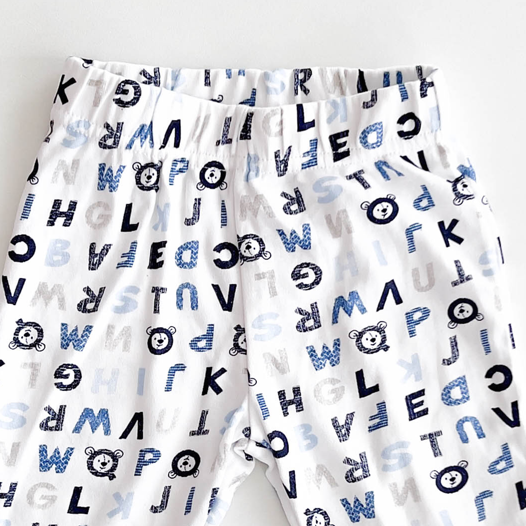 ALPHABETS PRINTED PANTS