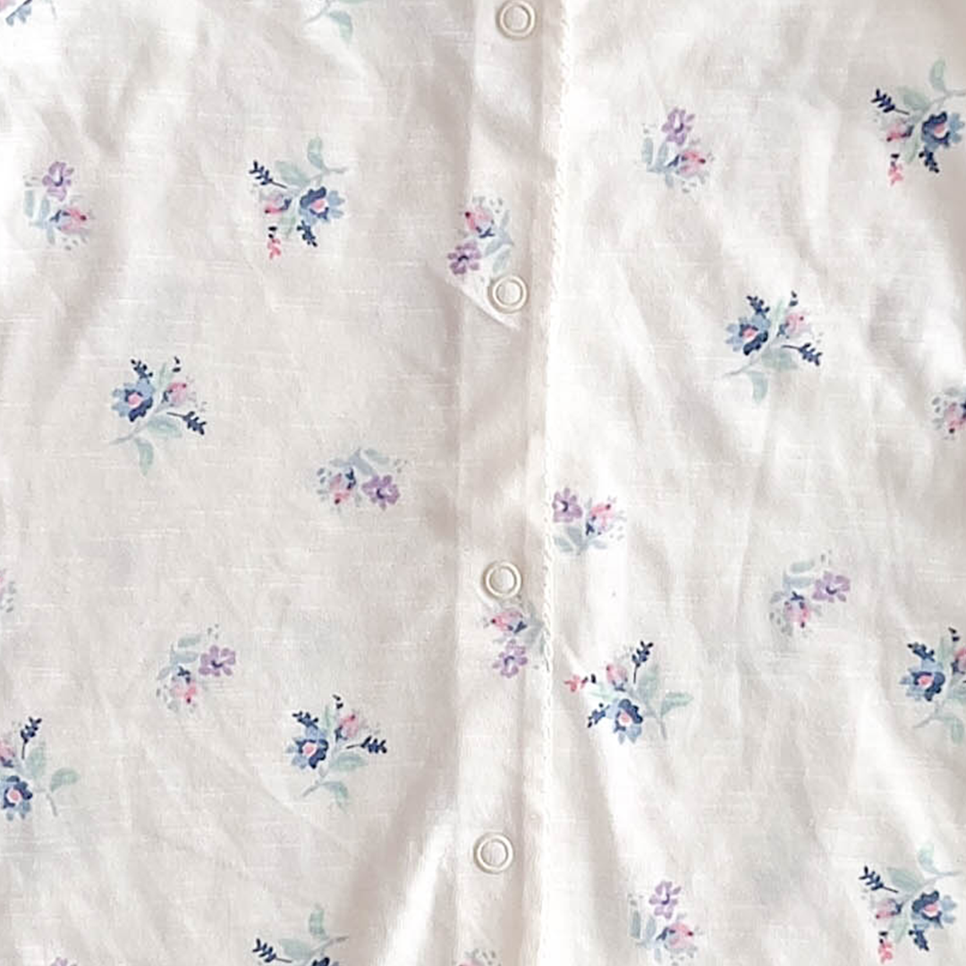 WHITE FLORAL PRINT JUMPSUIT