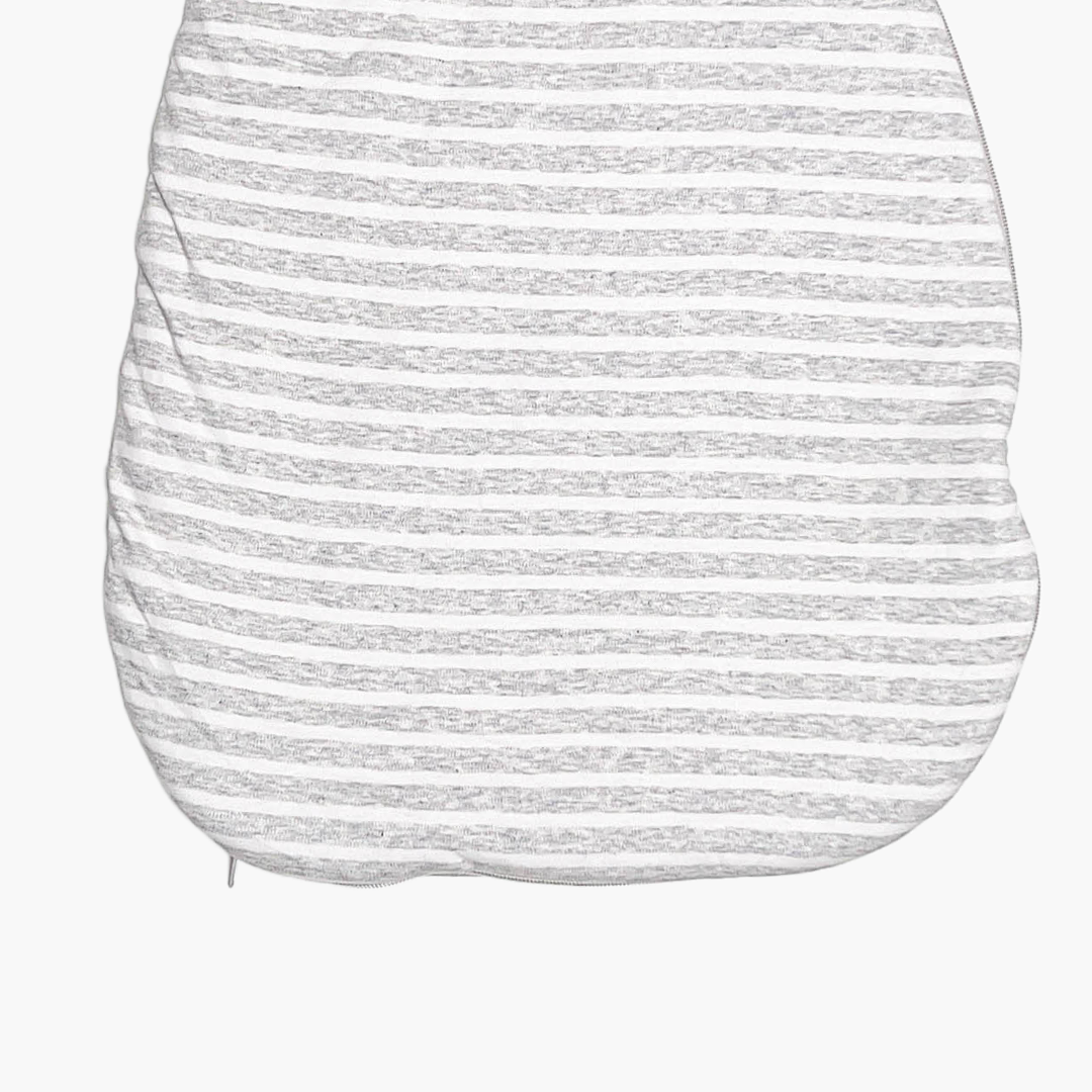 GREY WHITE STRIPED SLEEPING BAG