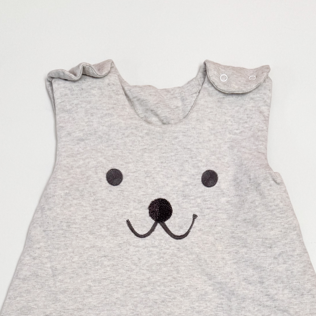 GREY SOFT SLEEPING BAG