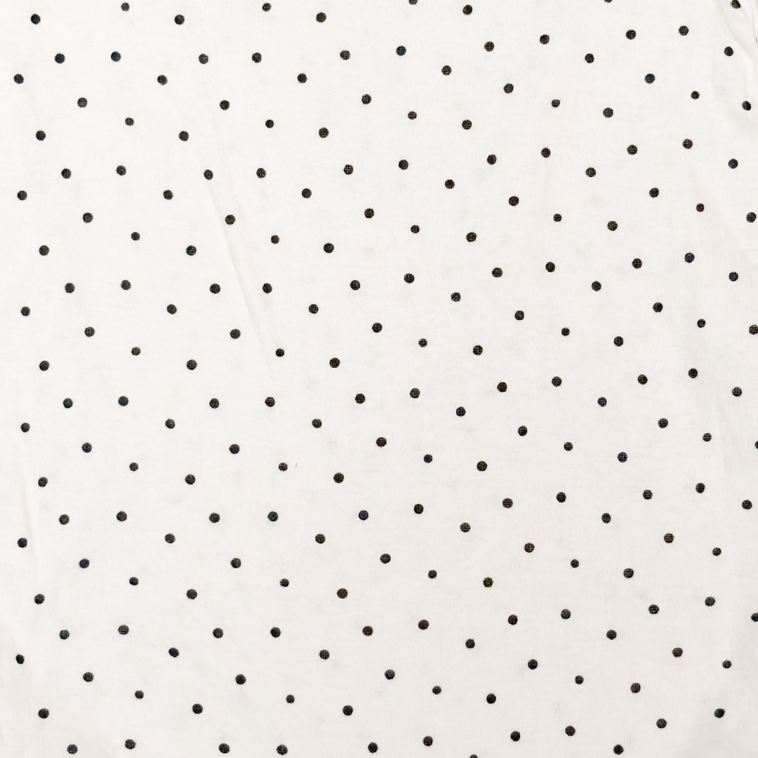 WHITE POLKA DOTTED JUMPSUIT