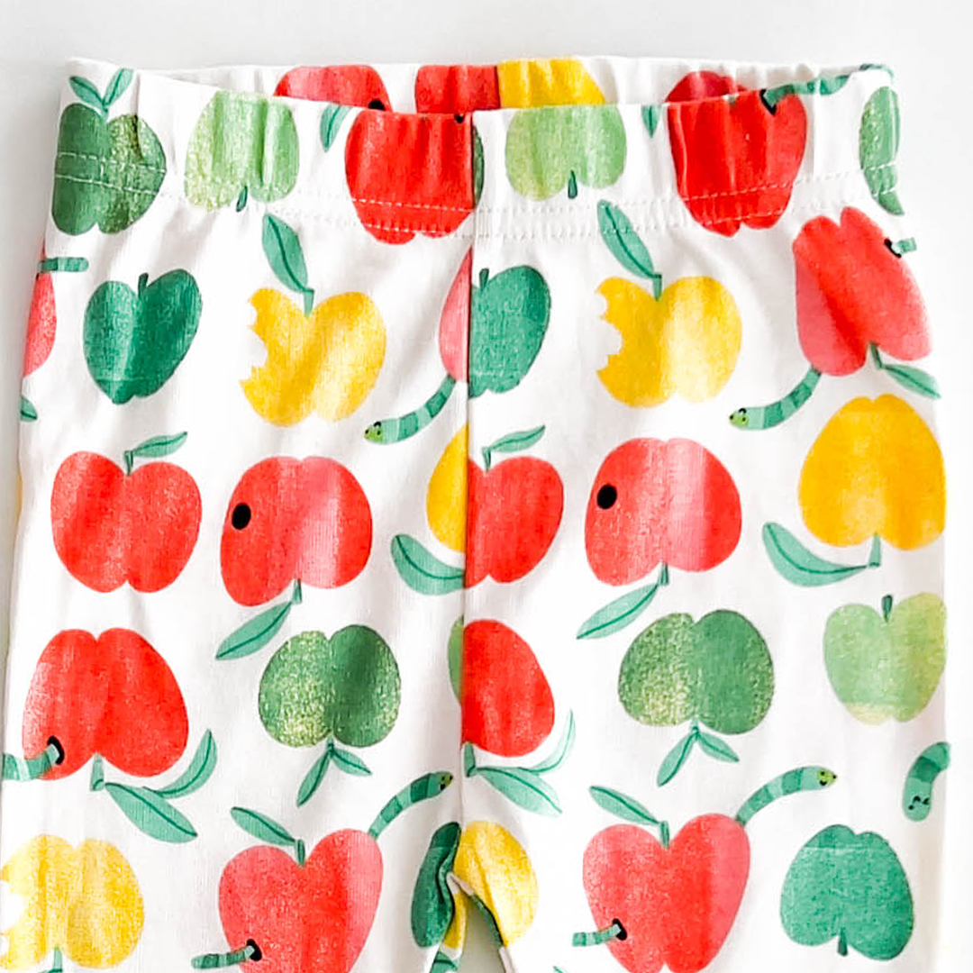 APPLE PATTERNED PANTS