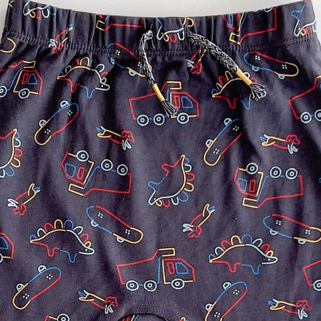 GREY BOYS PRINTED PANTS