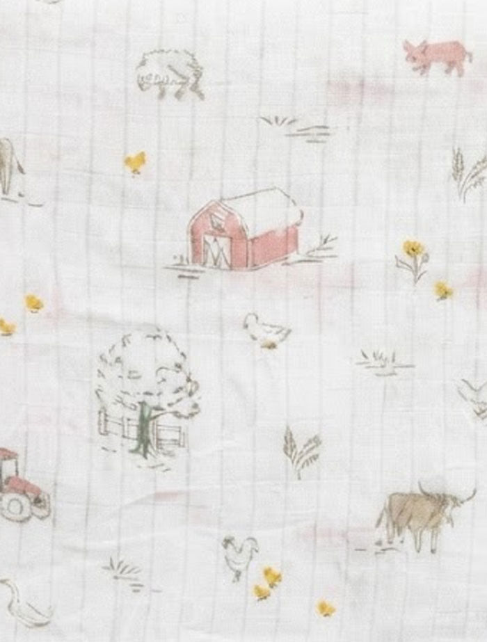 ORGANIC COTTON MUSLIN CLOTH SWADDLE