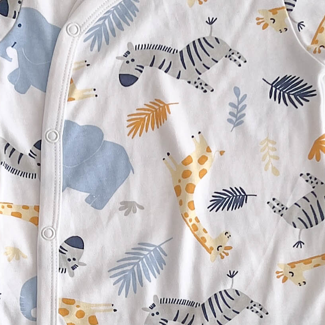 MAX ANIMAL PRINTED SLEEPSUIT