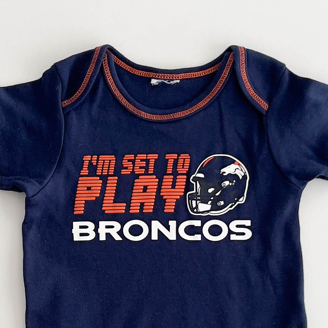 NAVY BLUE PRINTED ONESIE