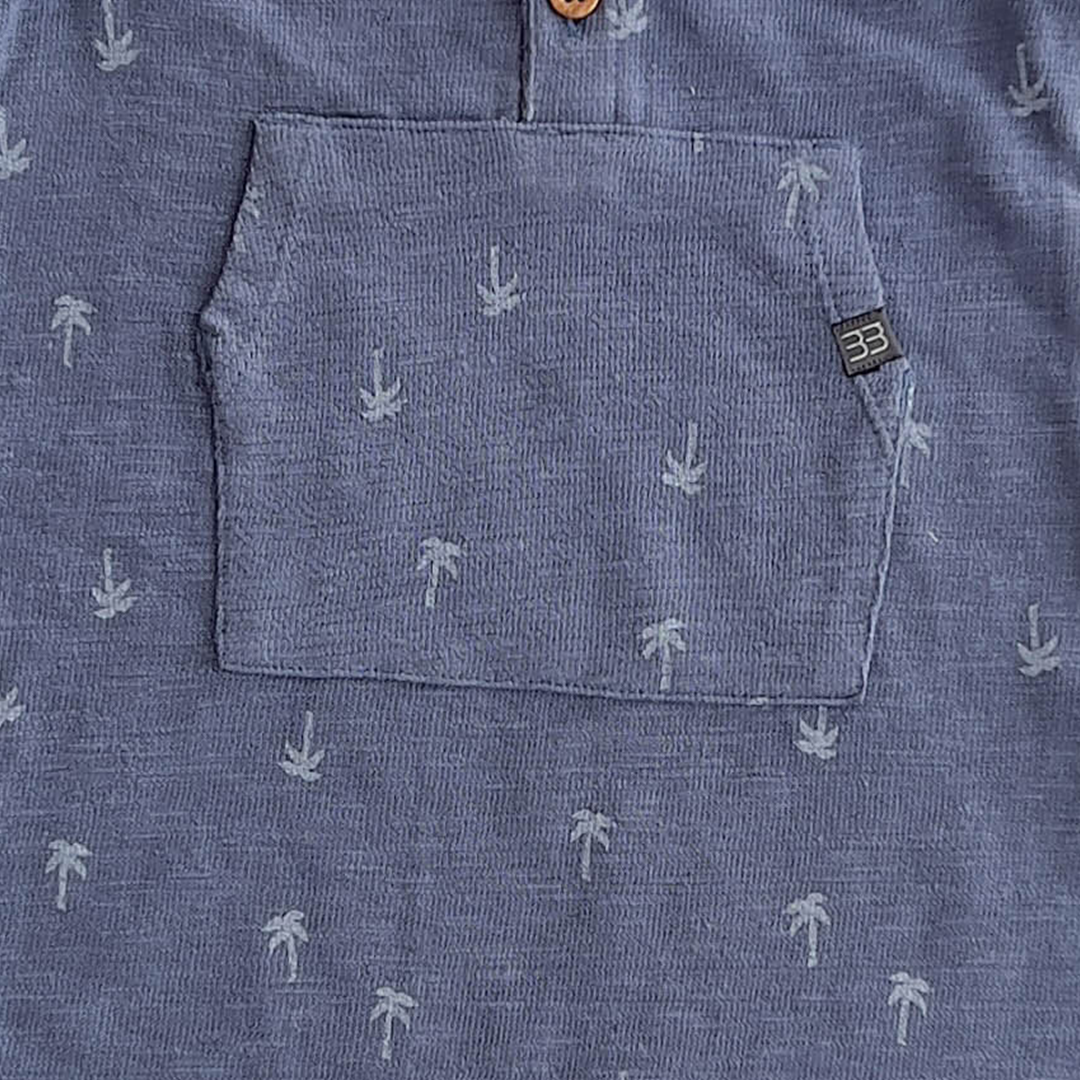 GREY BLUE BOYS JUMPSUIT