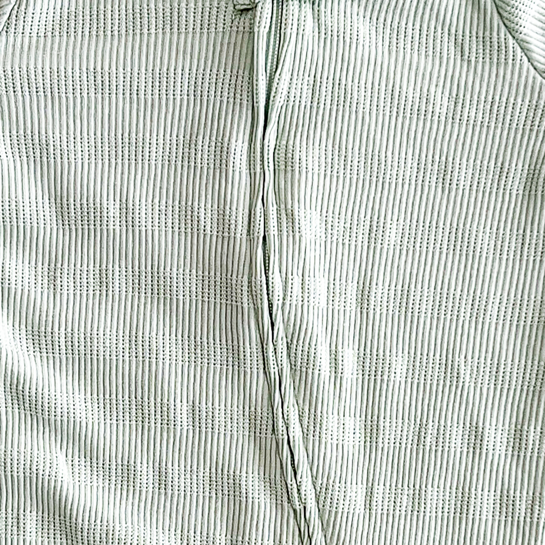 MINT GREEN RIBBED SLEEPSUIT