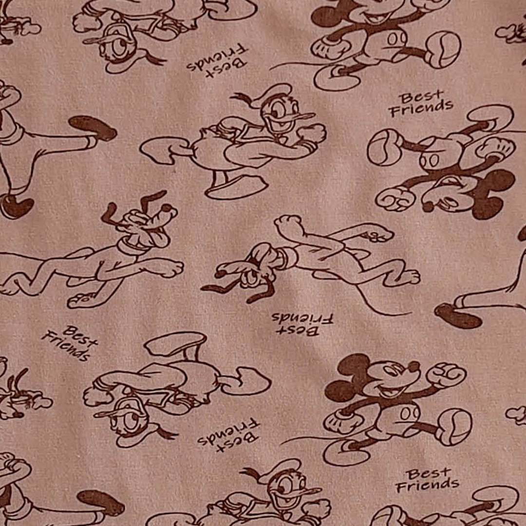 DISNEY BROWN PATTERNED JUMPSUIT