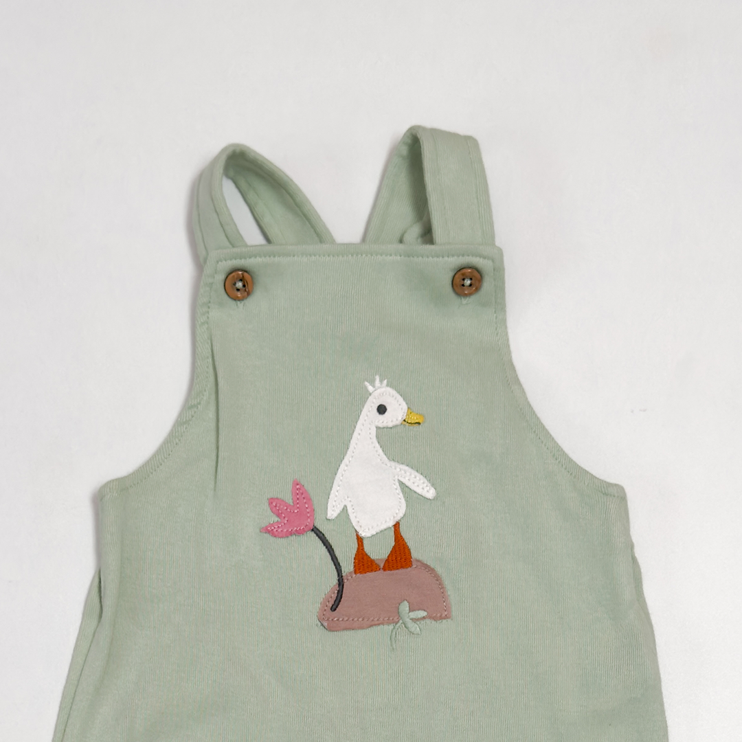 SAGE GREEN DUCK DUNGAREE