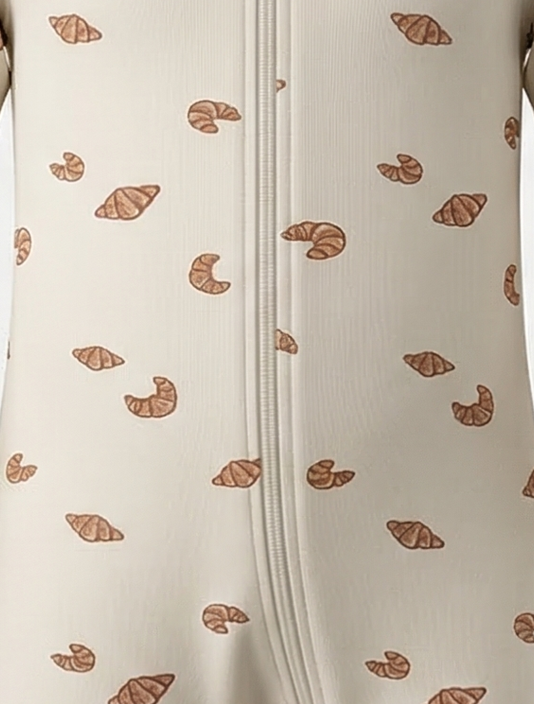 CROISSANT ZIPPER VISCOUS ROMPER