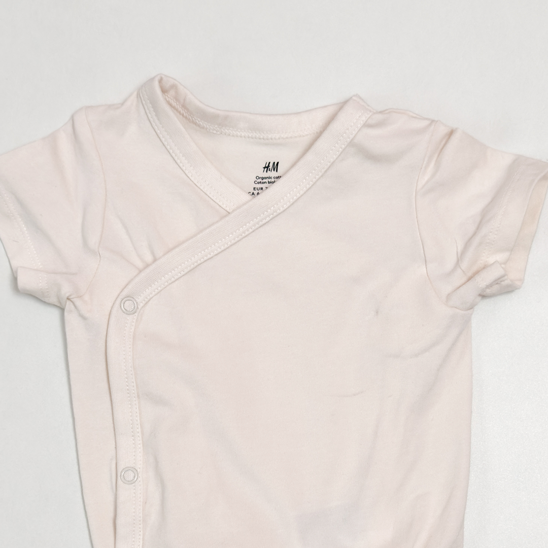 OFF WHITE WRAPOVER ONESIE