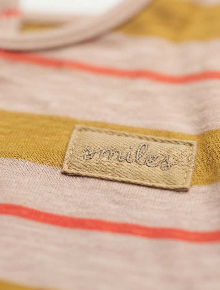 Yellow red stripes jumpsuit