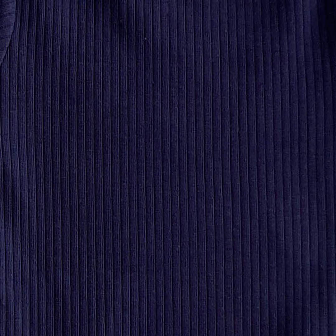 NAVY BLUE RIBBED ONESIE