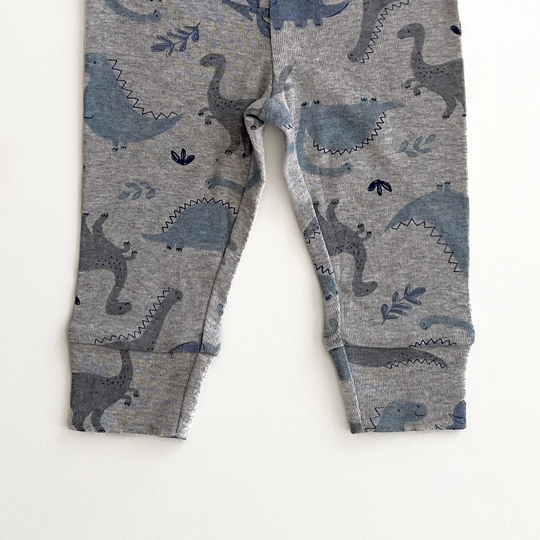 GREY DINOSAUR PATTERNED PANTS