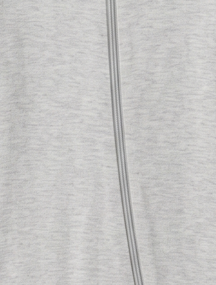 Grey 2 way zipper sleepsuit
