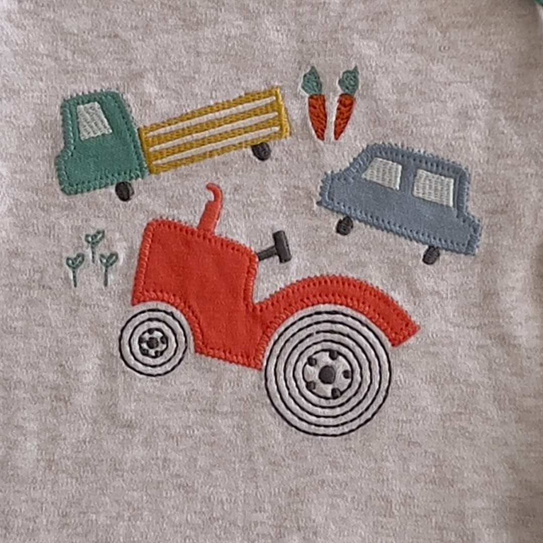 MOTHERCARE CAR PATTERNED ONESISE
