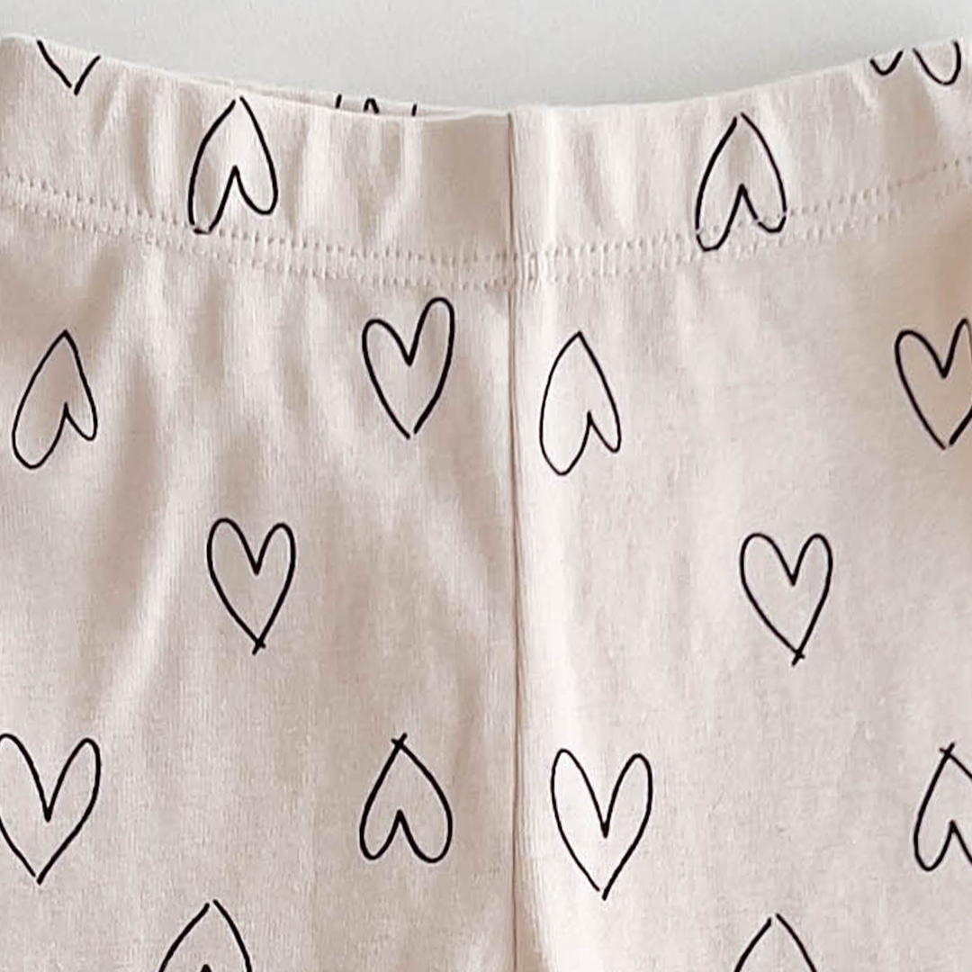 BEIGE LOVE COTTON PANTS