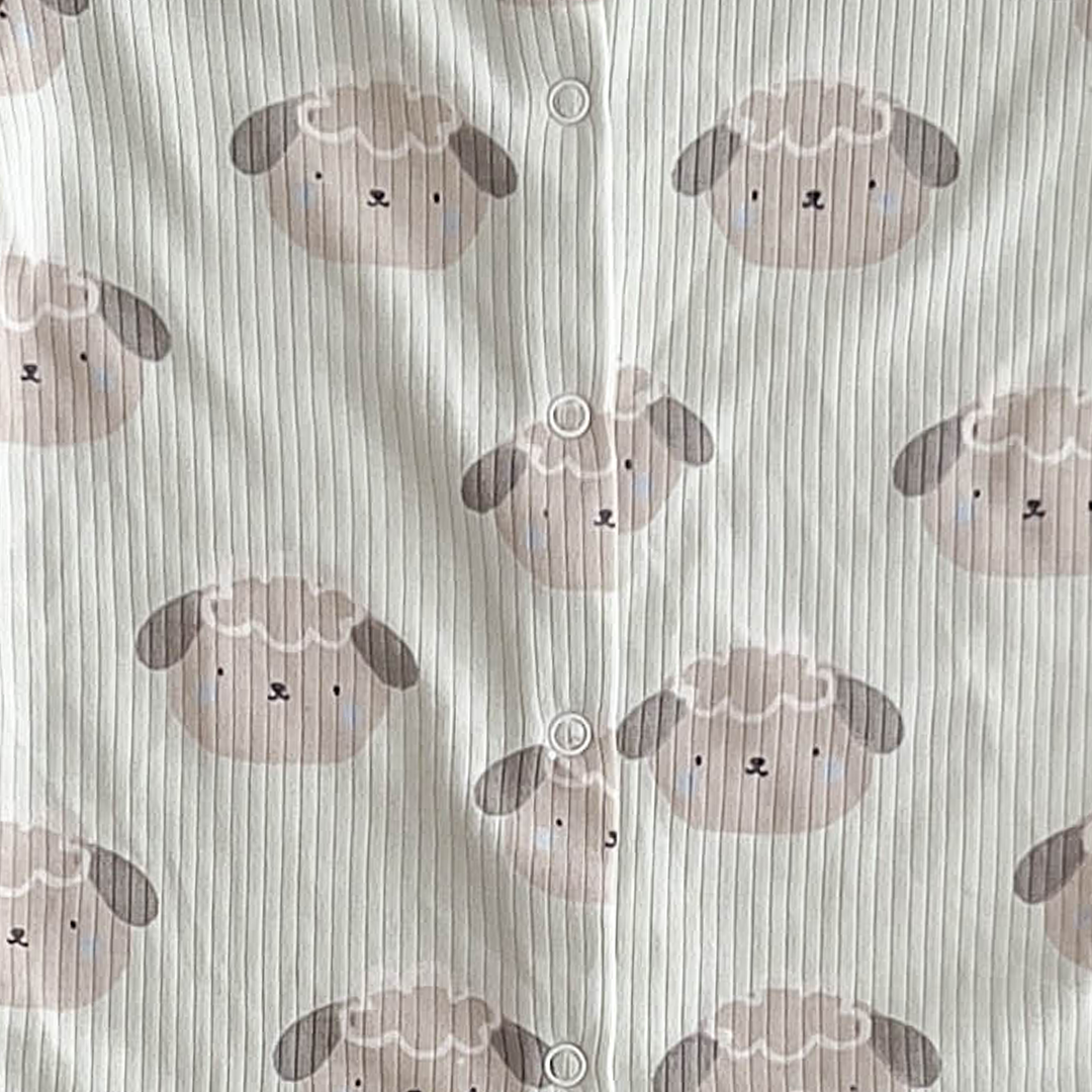 NEXT BABY MINT GREEN SHEEP PRINT SLEEPSUIT