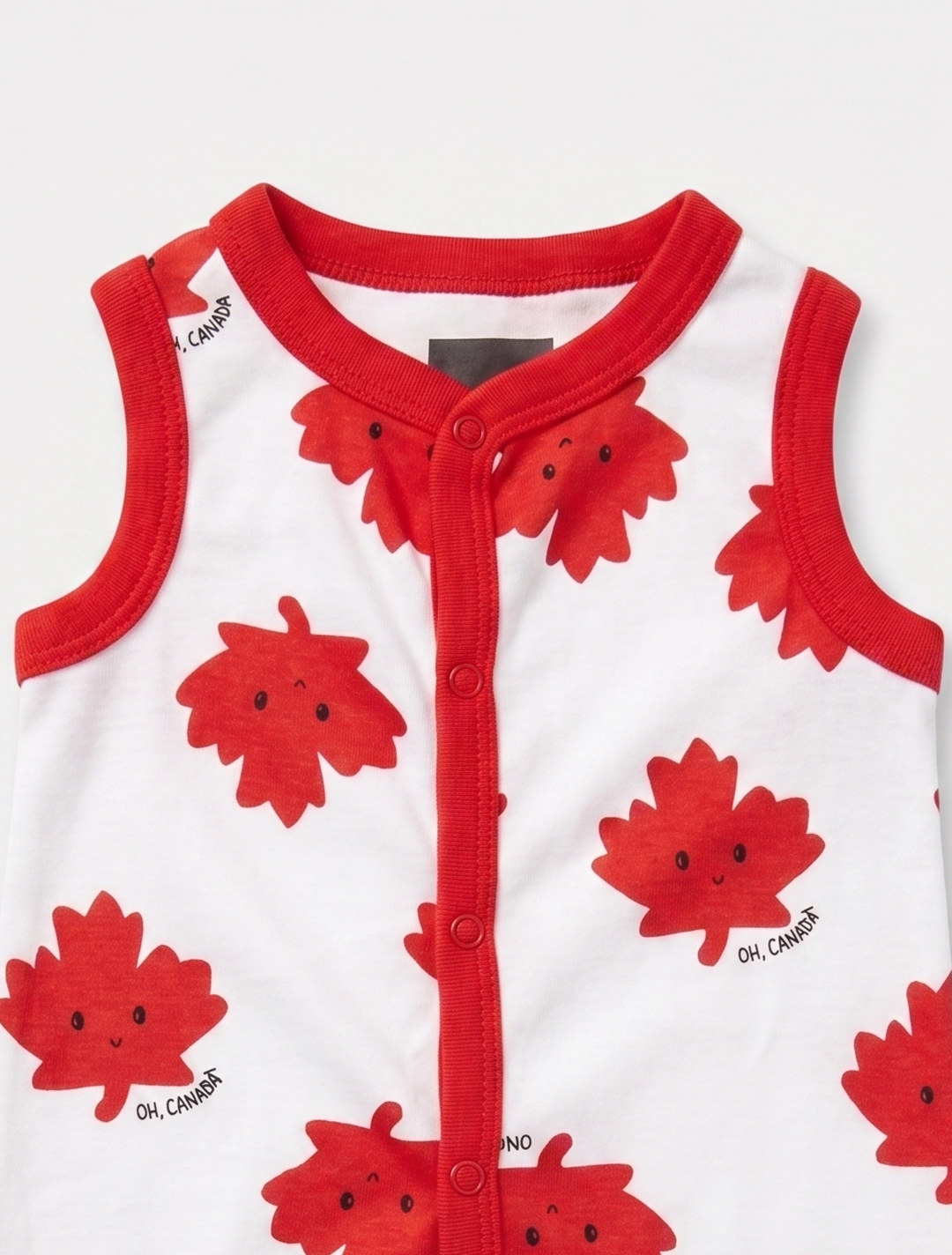 RED WHITE BUTTON JUMPSUIT