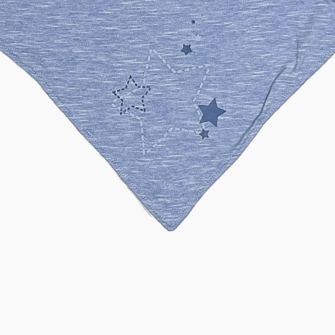 BLUE  STAR BANDANA BIBS