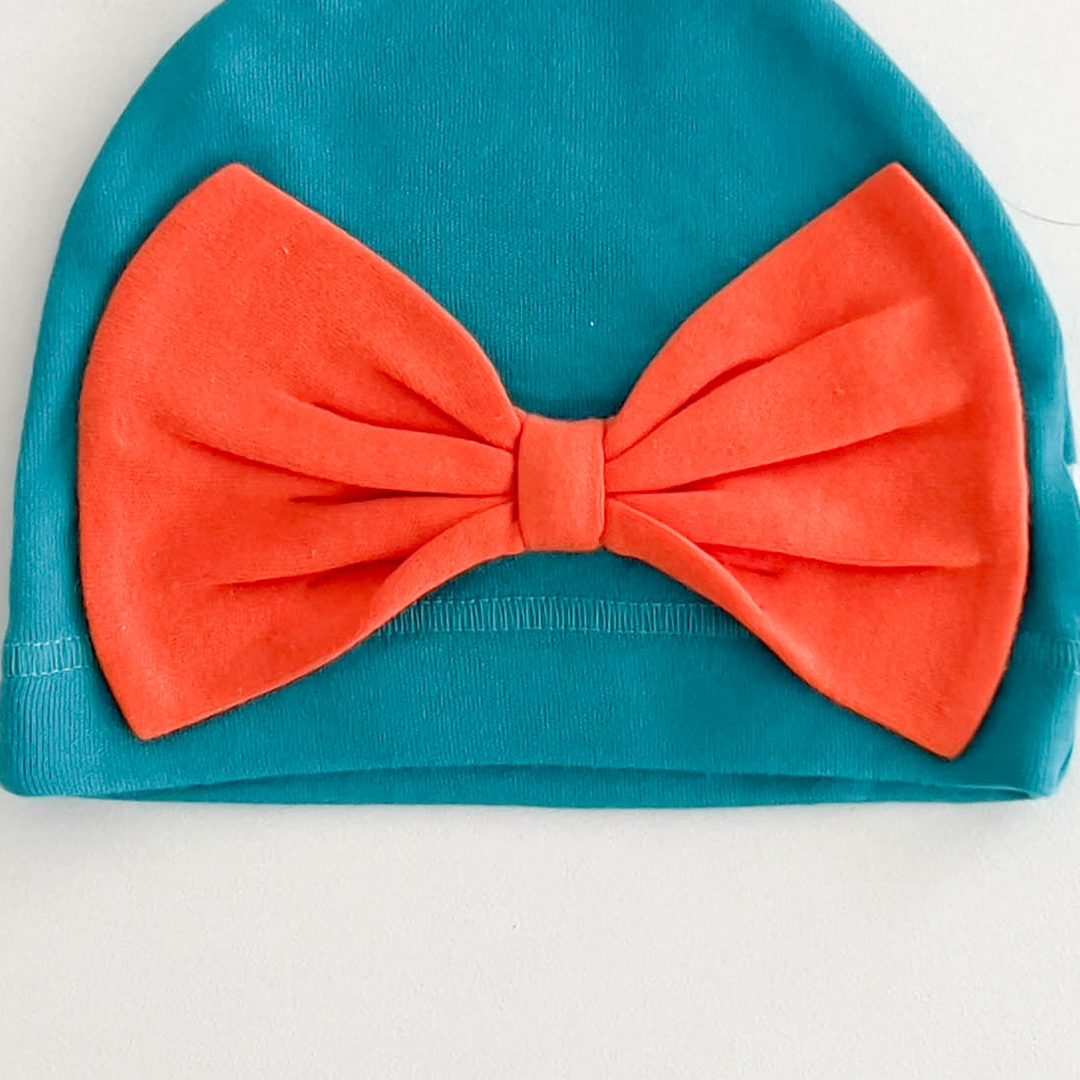 ORANGE BOW CAP