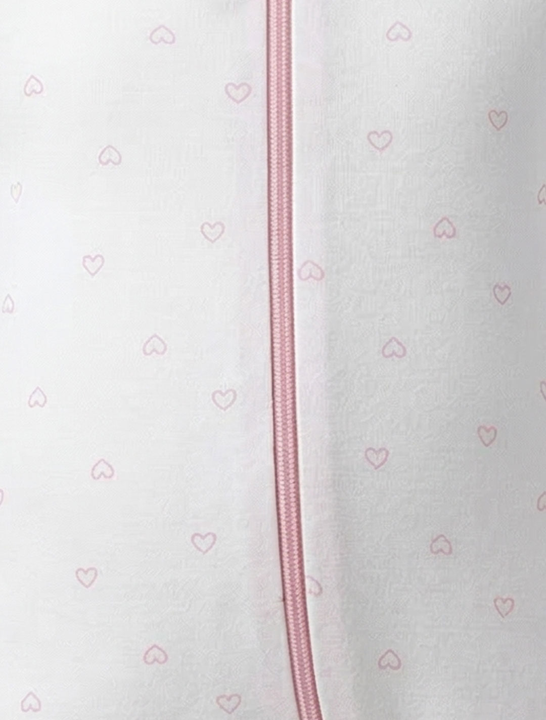 PINK LOVE ZIPPER SLEEPSUIT