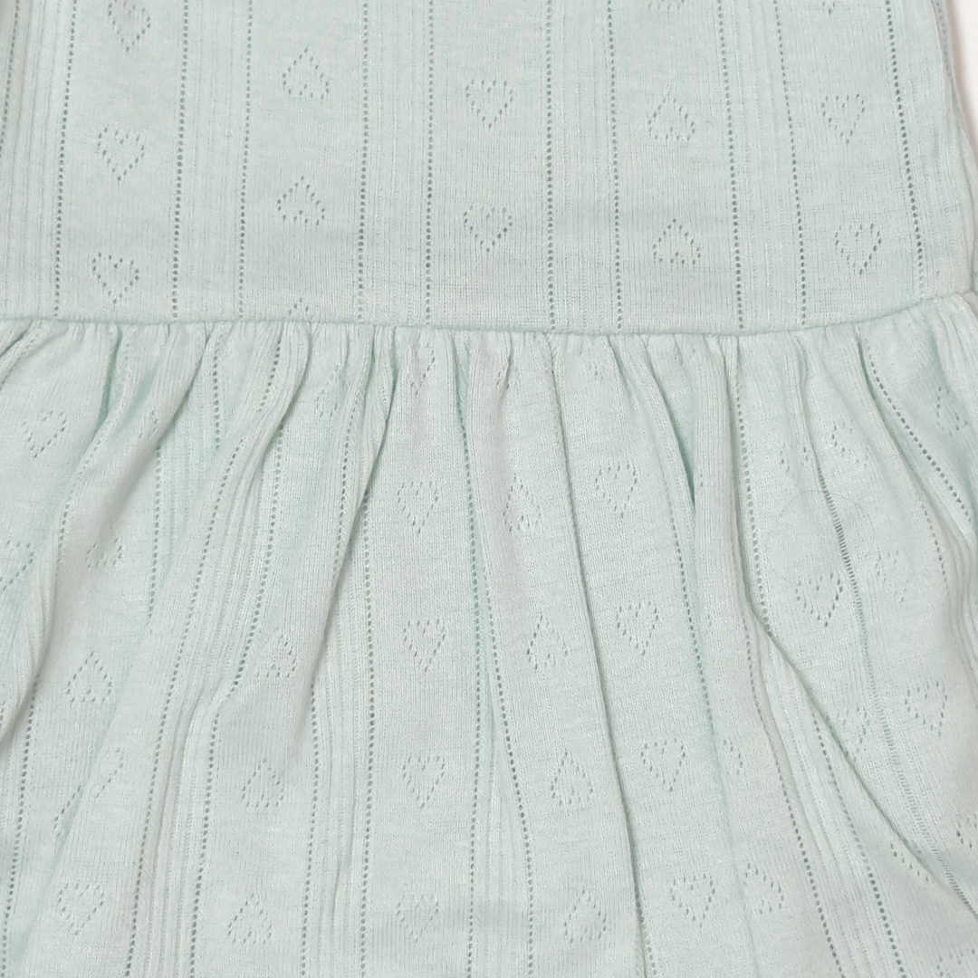MINT GREEN POINTELLE SUNSUIT