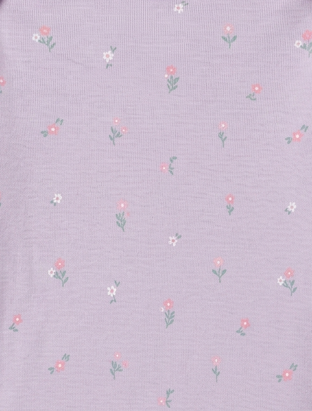 LAVENDER FLORAL PRINTED ONESIES