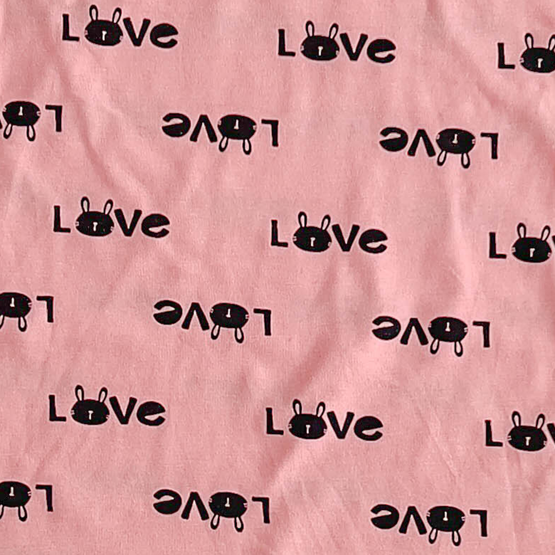 LOVE PATTERNED JUMPSUIT