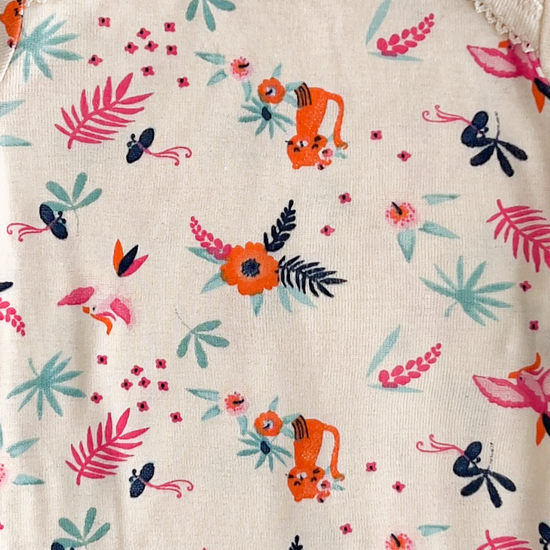 MULTICOLOURED PATTERNED onesie