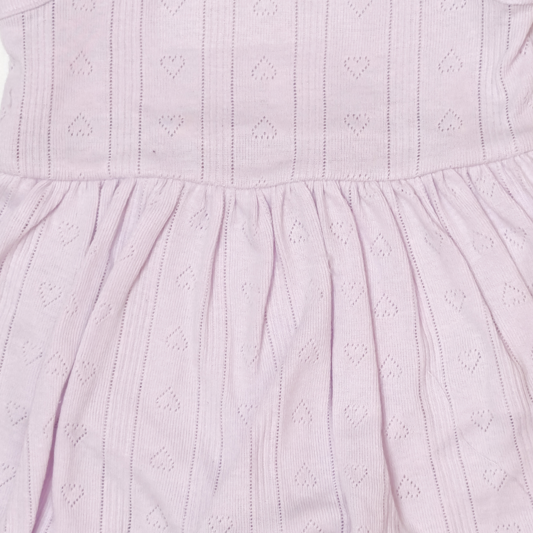 LAVENDER POINTELLE SUNSUIT