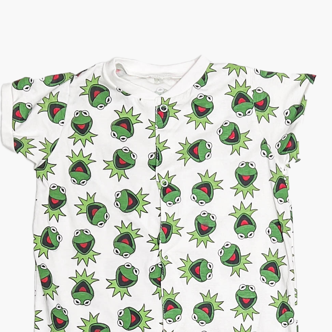 GREEN FROG PRINTED JUMPSUIT