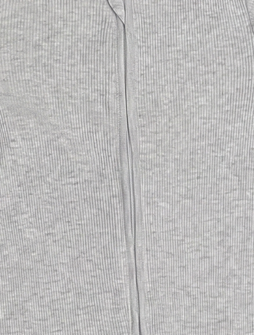 LIGHT GREY RIBBED ROMPER