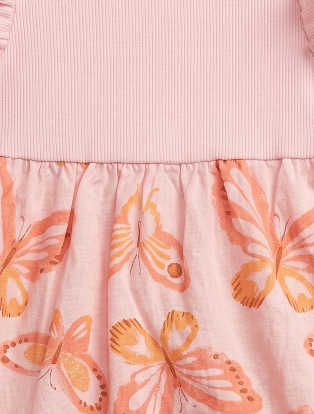 PEACH PRINTED FANCY JUMPSUIT
