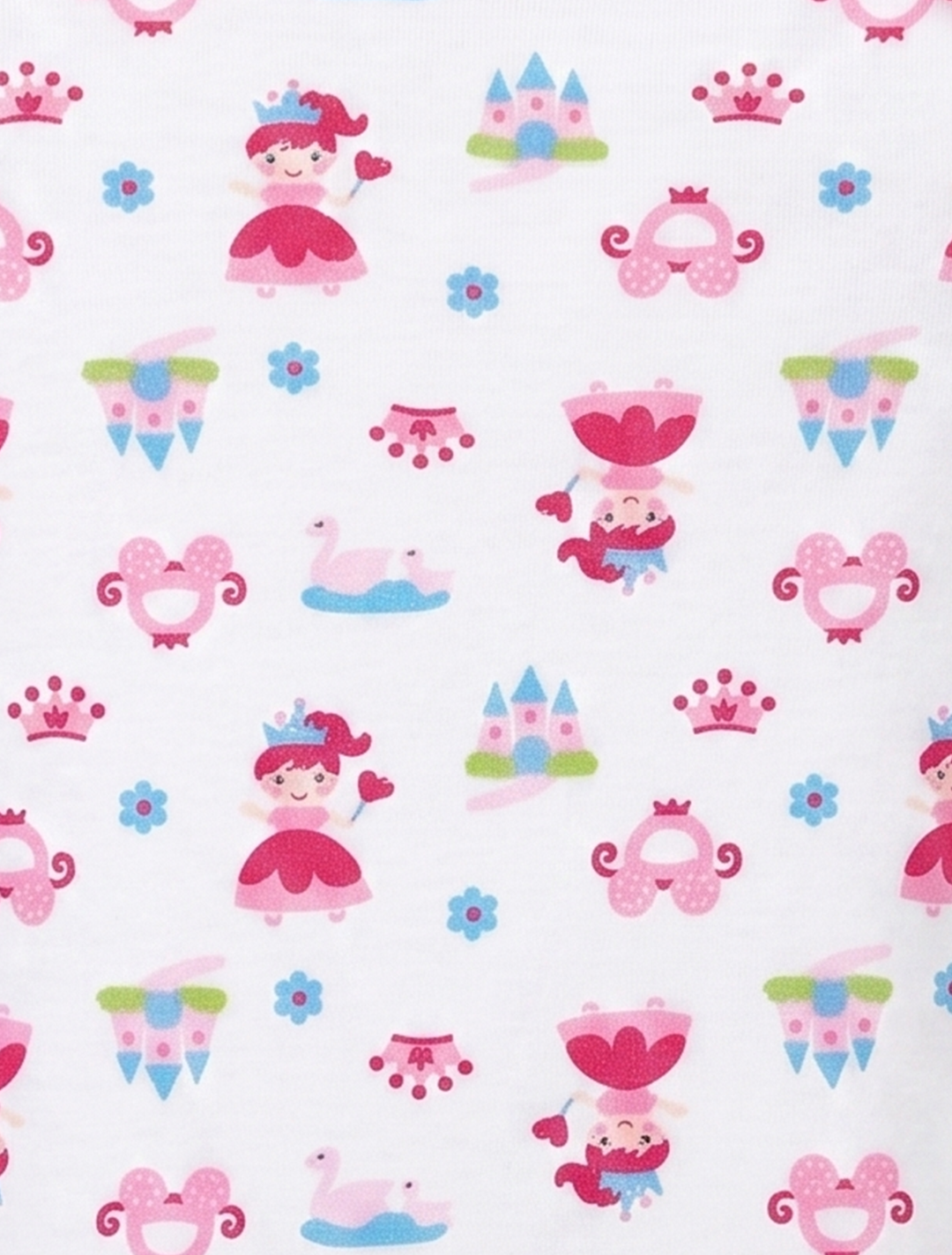 PINK GIRLS PRINTED ONESIE