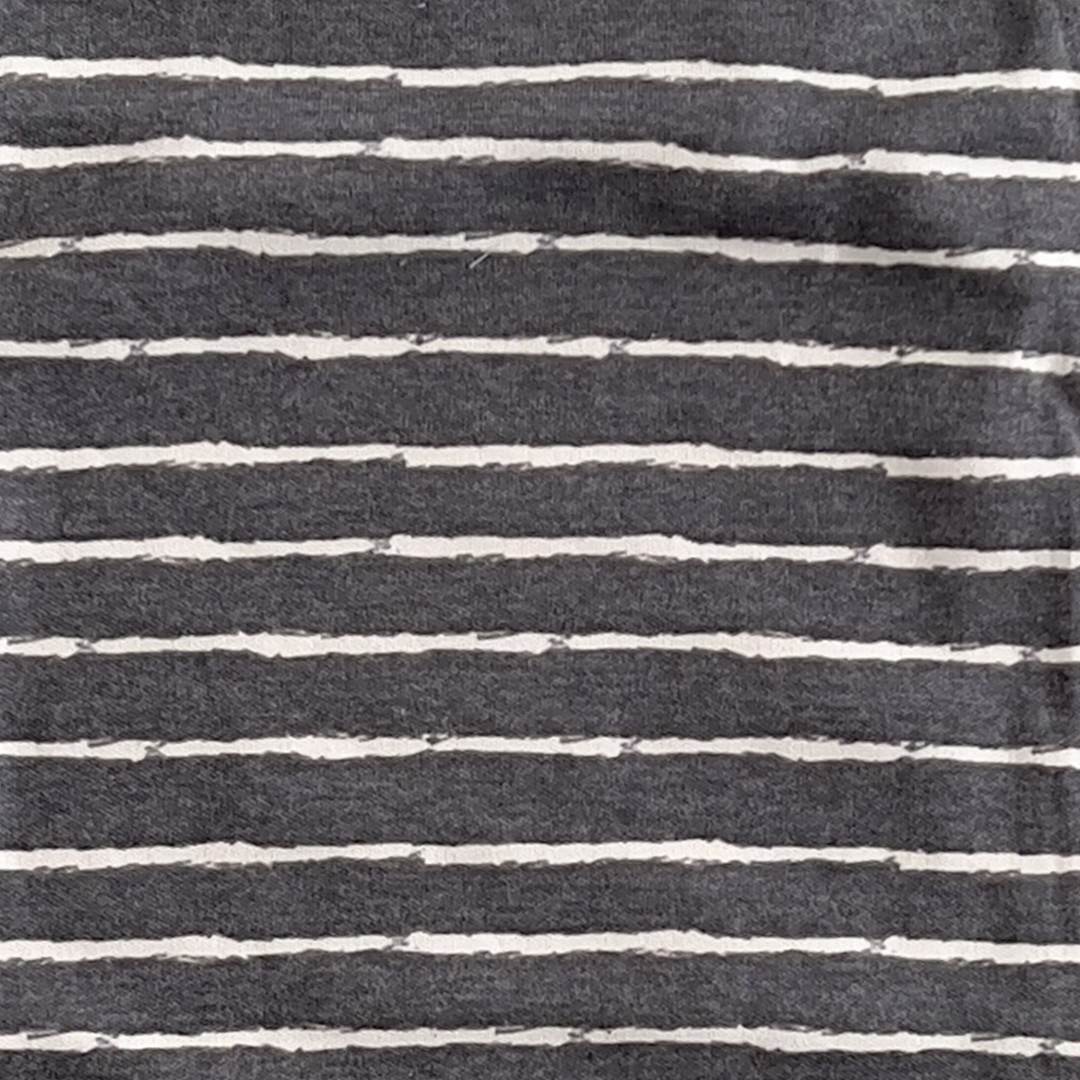 GREY AND WHITE LINED BURP CLOTH