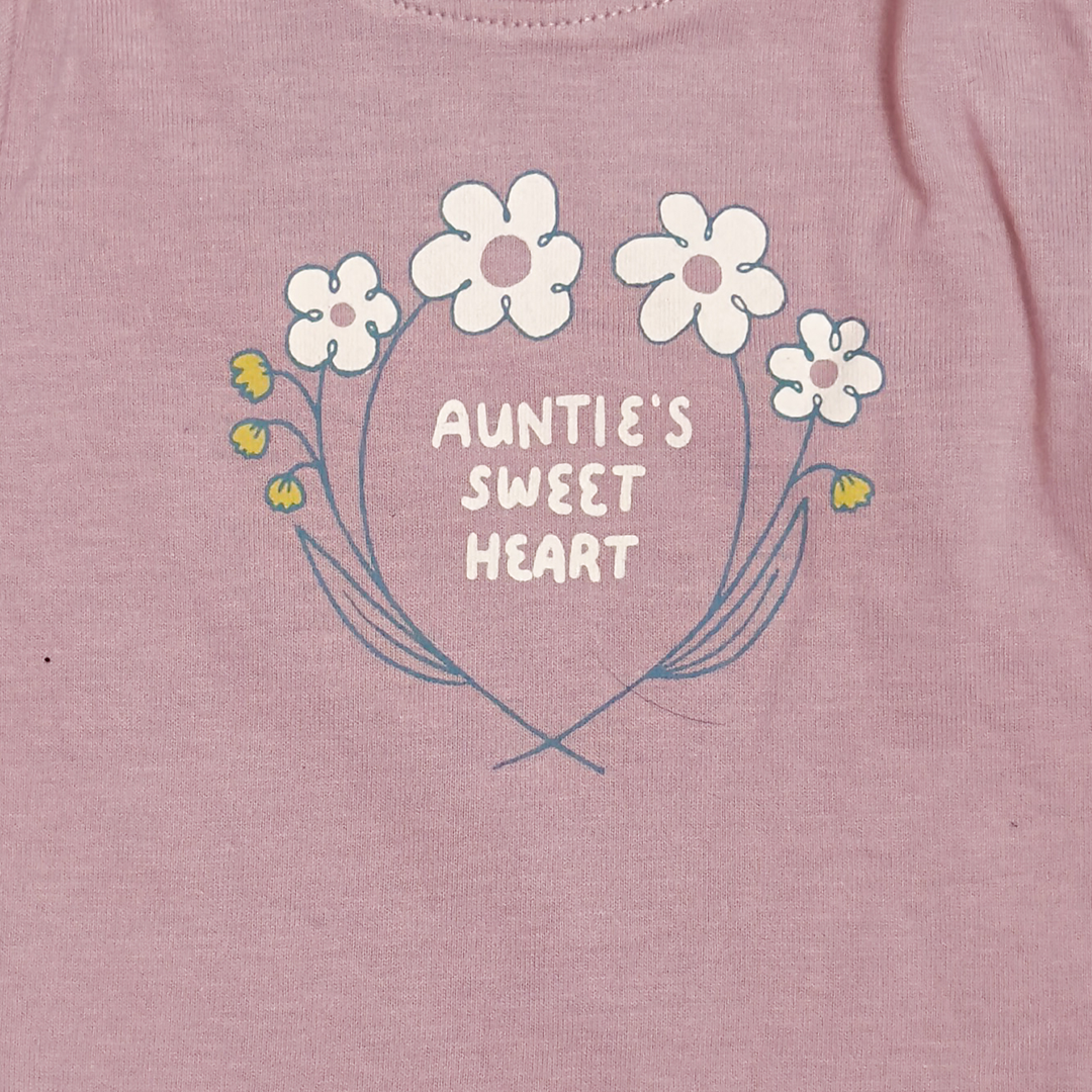 LAVENDER PRINTED ONESIE